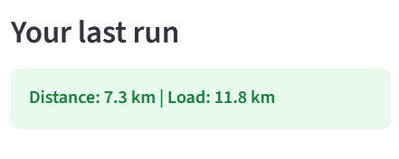 Molab Run: distance vs load
